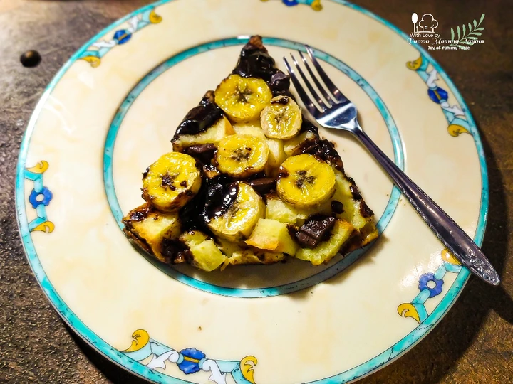 Langkah Gampang Membikin Resep Banana Bread Pudding (No mixer, No oven) yang Lezat Sekali Anti Ribet, Lezat Sekali