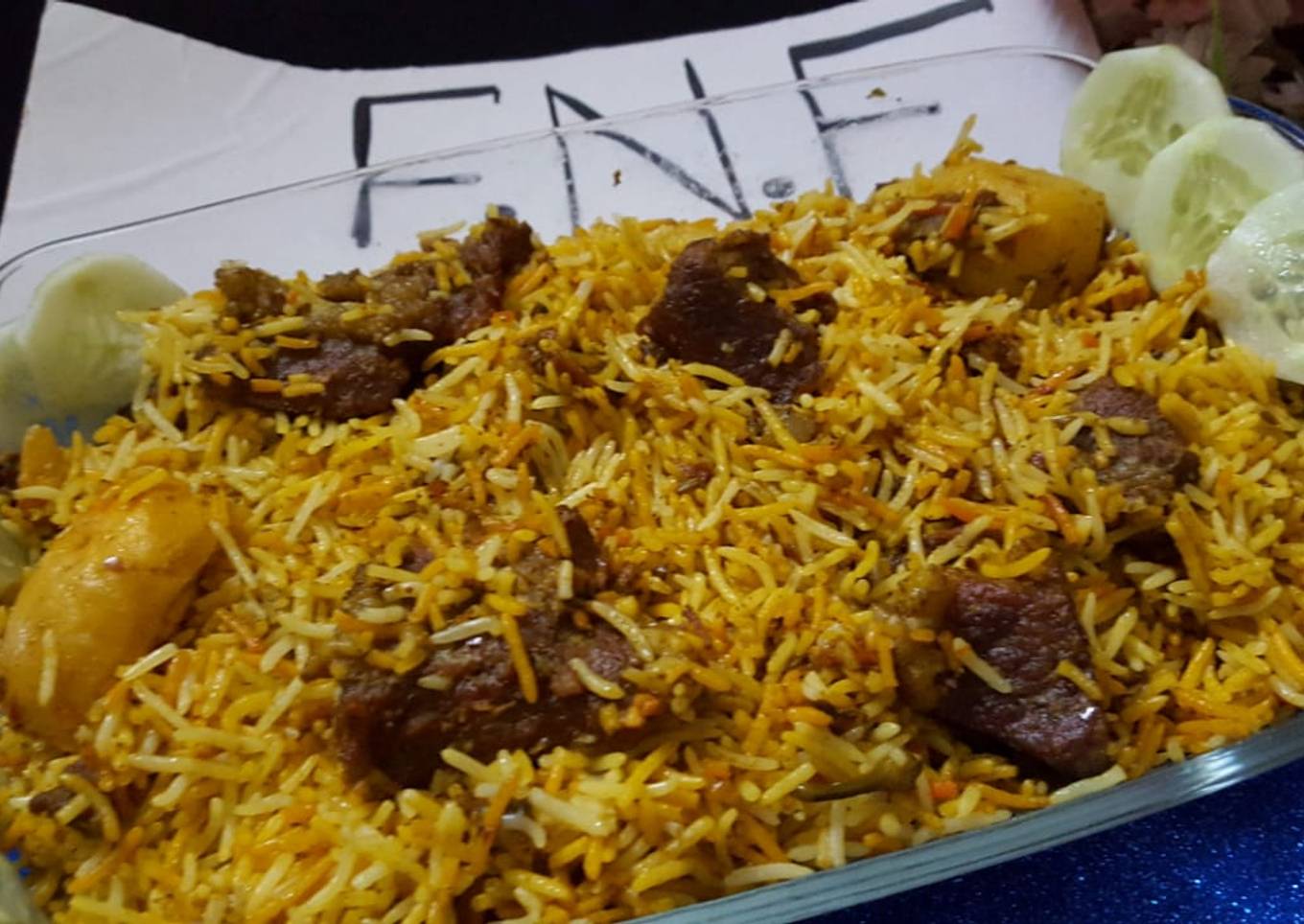 Sindhi beef biryani