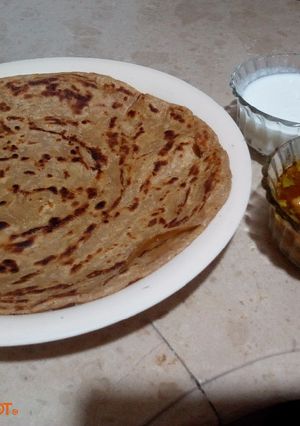 A picture of Ammi special paratha.