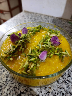 عکسی از دستور شله زرد💛