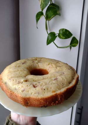 Una foto de Budín de limón (con frutos rojos) en Essen