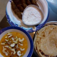 Seekh kabab A picture of Seekh kabab.