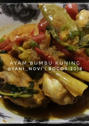 Foto resep Ayam bumbu kuning