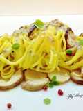 Tajarin con funghi porcini