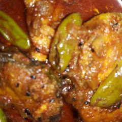Bhetki fish masala A picture of Bhetki fish masala.