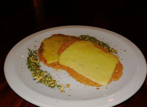 Una foto de Milanesa de soja/ soya