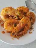 Butter Prawns in Cereal