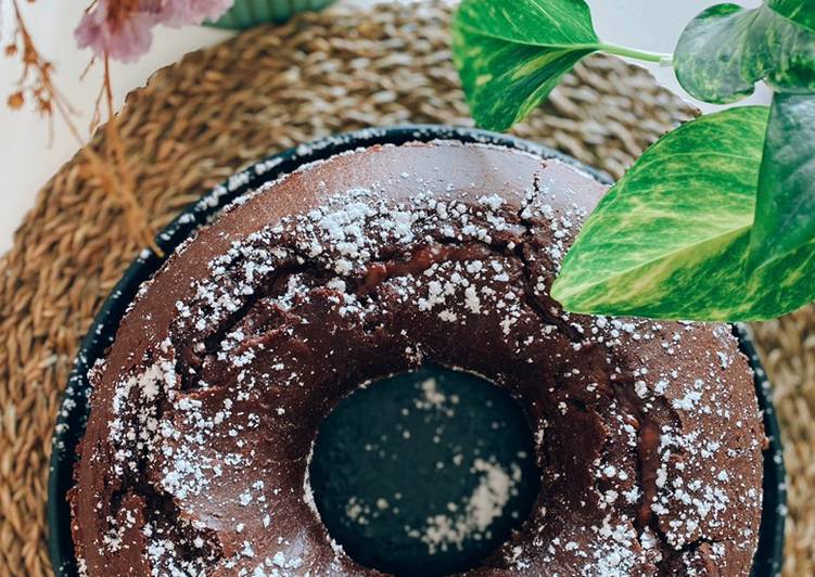 Bizcocho de chocolate esponjoso