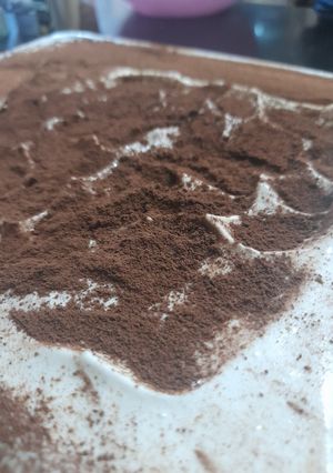 A picture of Tiramisu cheesecake.