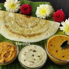 A picture of Bhagar Dosa(Barnyard Millet).