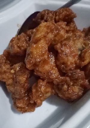 Foto resep Kkuldak (Honey Spicy Chicken Ball)
