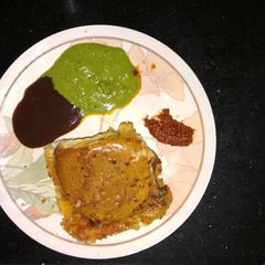 A picture of Vada Pav.