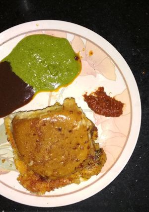 A picture of Vada Pav.