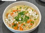 Una foto de instant pot caldo