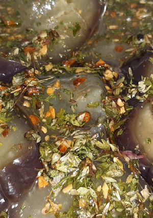 Una foto de 🍆Berenjenas al escabeche!🍆