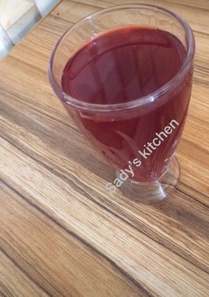 A picture of Zobo drink.