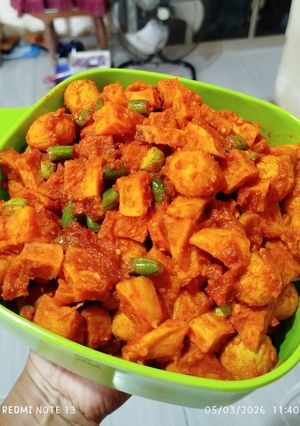 Foto resep Sambal kentang telur puyuh