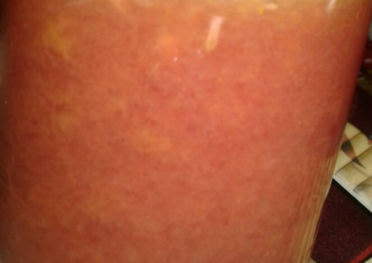 Recipe of Ultimate Poemogranate and orange juice