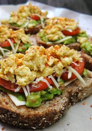 Foto resep Guacamole Toast