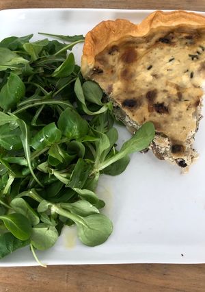 Une photo de Tarte champignons et ricotta