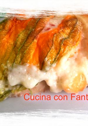 Foto di Cheesecake ai fiori di zucca