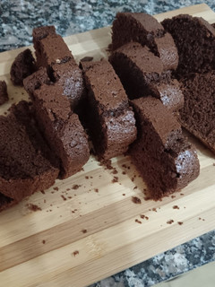 Una foto de Bizcocho de chocolate y café