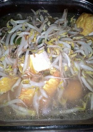 Foto resep Sayur tahu toge#menuanak