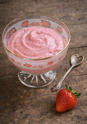 Foto di Mousse veloce alla fragola