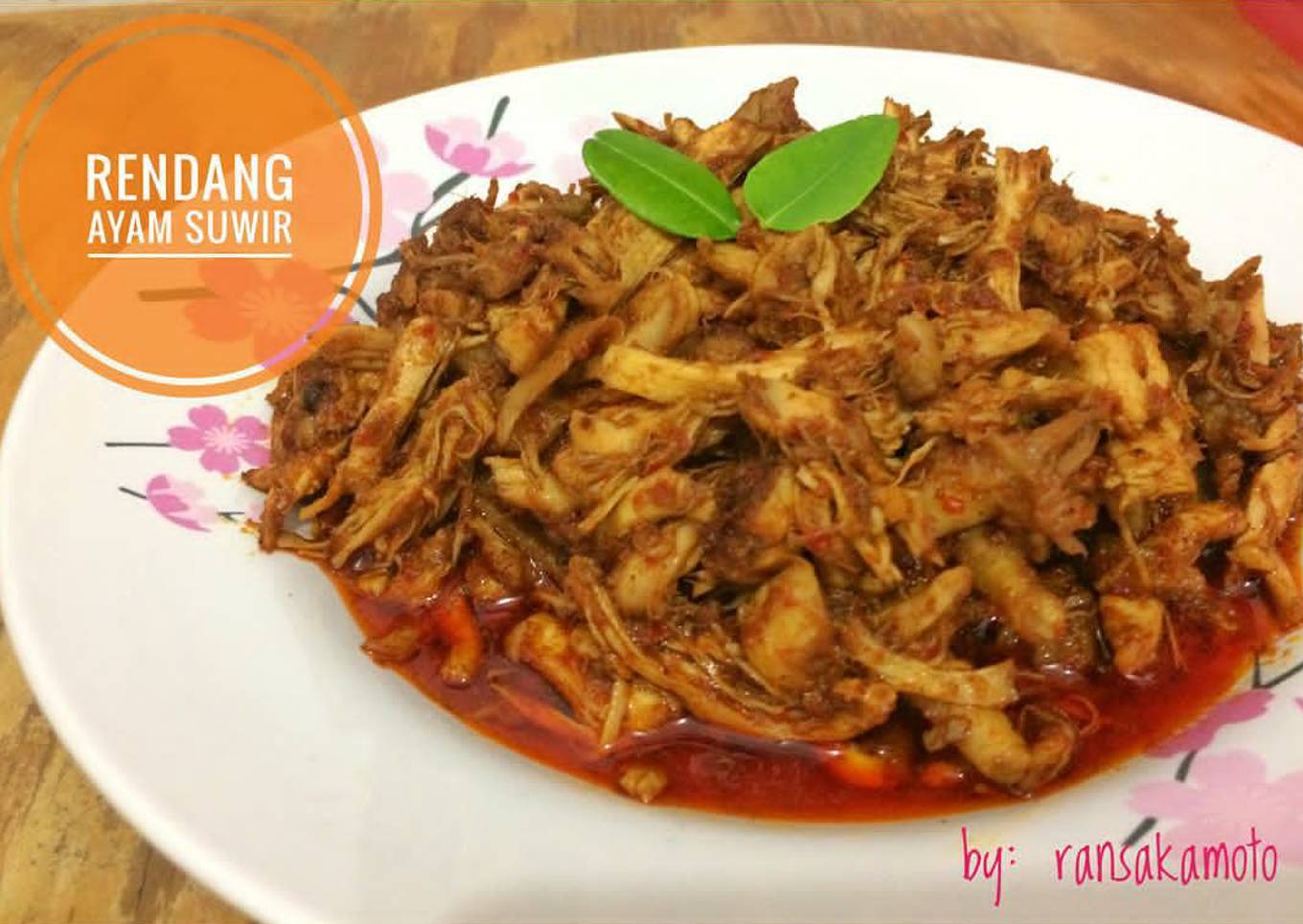 Rendang Ayam Suwir #5resepterbaruku