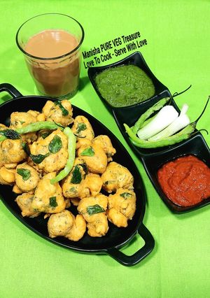 A picture of Methi Pakore.