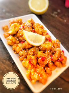 Foto resep Ayam tepung saus madu lemon