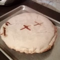 A picture of Beef pot pie.
