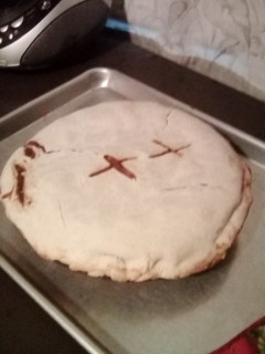A picture of Beef pot pie.