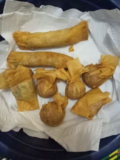Foto resep Pangsit goreng isi ikan sayur