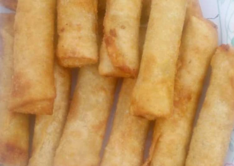 Recipe of Spring rolls in 30 Minutes for Young Wife