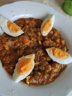 Una foto de Garbanzos con langostinos Thermomix