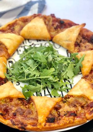 Une photo de Pizza soleil au chorizo
