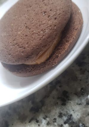 Una foto de Alfajores de chocolate