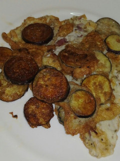 A picture of Egg plant omelette.