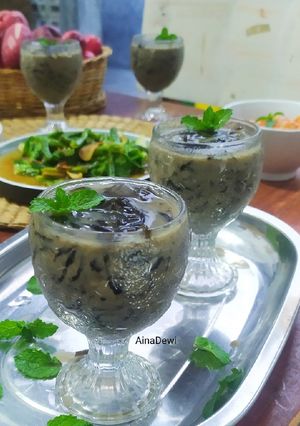 Foto resep Es Cincau Kopi Susu
