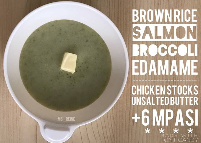 Mpasi 6 Bulan Salmon Brokoli Edamame