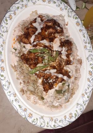 A picture of Singaporean rice.