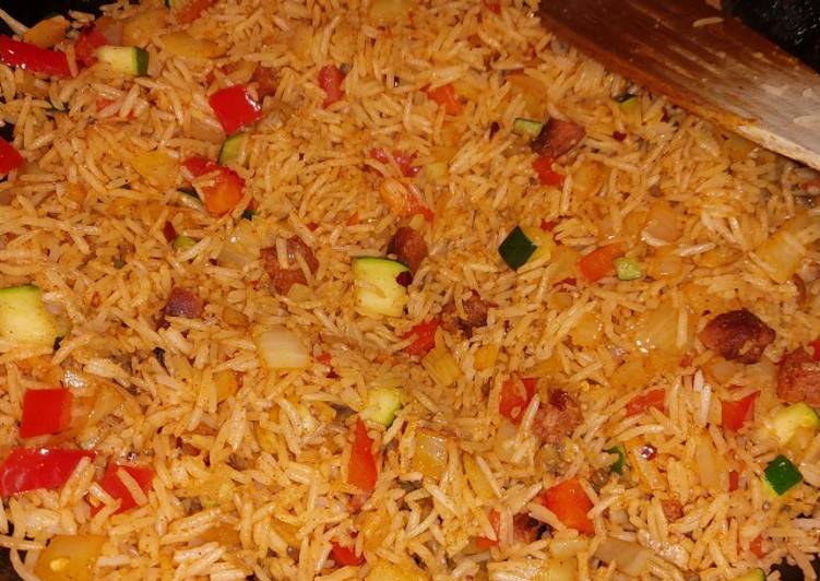 Recipe of Speedy My chorizo veg rice