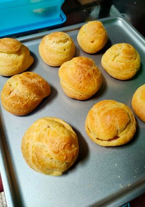 Foto resep Kue Soes Vla Vanilla Keju
