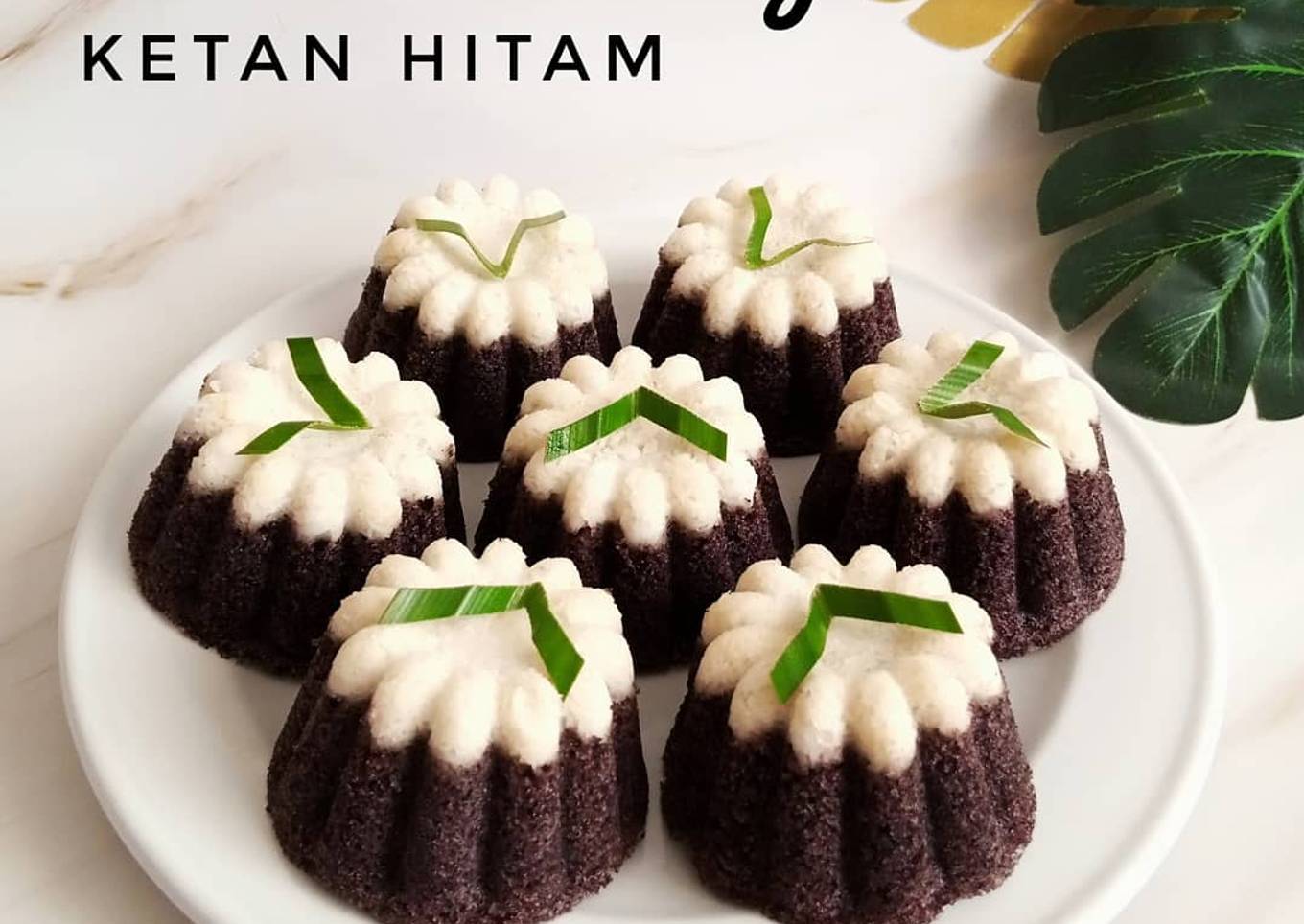 Kue Putu Ayu Ketan Hitam