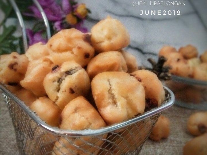 Resep Soes Mini isi coklat Anti Gagal