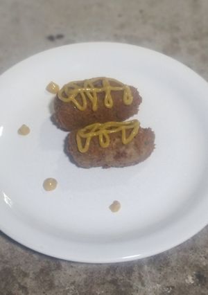 Una foto de Croquetas de garbanzos y atún