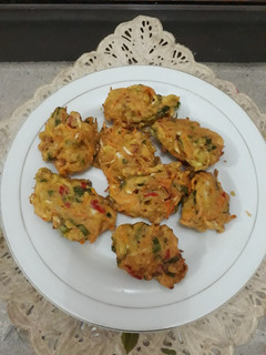 Foto resep Bakwan udang Pedas