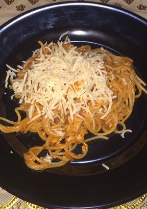 Foto resep Spageti bolognese keju
