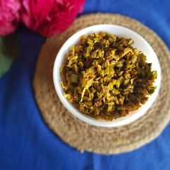 A picture of Cluster beans fries/ Kothavaranga poriyal/ gawar stir fry.